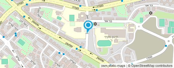 מפת הגעה אל מועדון טניס שולחן