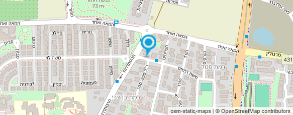 מפת הגעה אל דואר ישראל