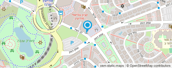 מפת הגעה אל דואר ישראל