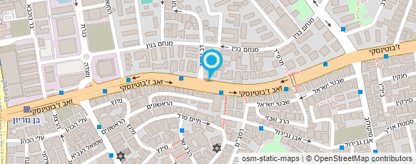 מפת הגעה אל עו"ד הילזנרט אמיר