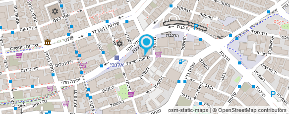 מפת הגעה אל דואר ישראל