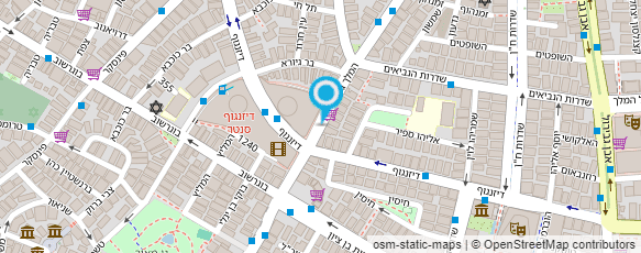 מפת הגעה אל דואר ישראל