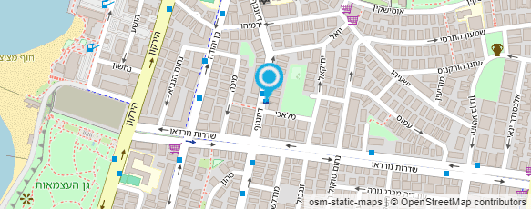 מפת הגעה אל דואר ישראל