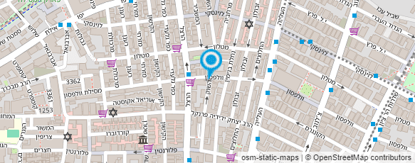 מפת הגעה אל דואר ישראל