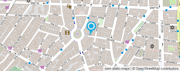 מפת הגעה אל דואר ישראל