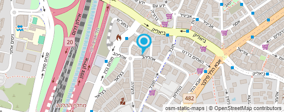 מפת הגעה אל המרכז לפיתוח מנהיגות טכנולוגית