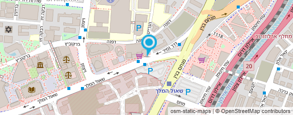 מפת הגעה אל דואר ישראל