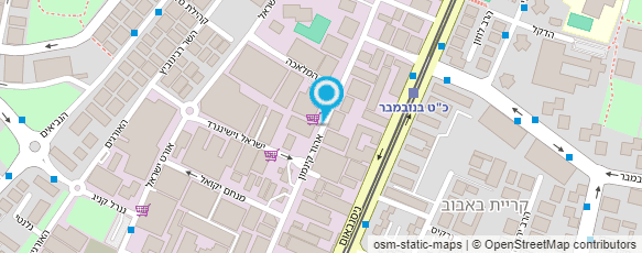 מפת הגעה אל מסגריית א. אלכס