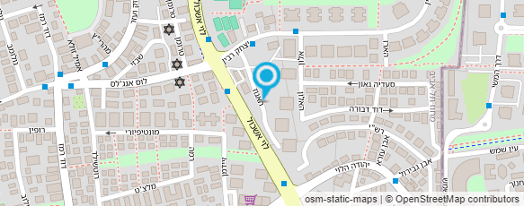 מפת הגעה אל אילנה - מורה לפסנתר