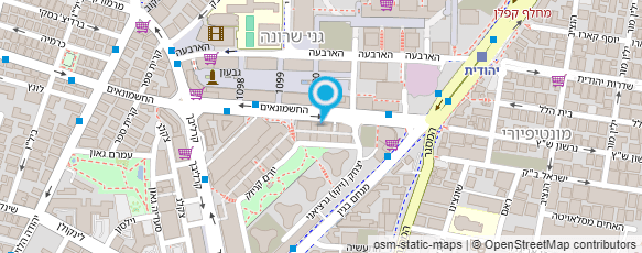 מפת הגעה אל מקדונלד'ס