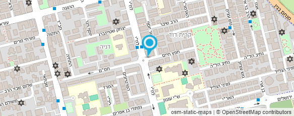 מפת הגעה אל עו"ד מוזס שושי