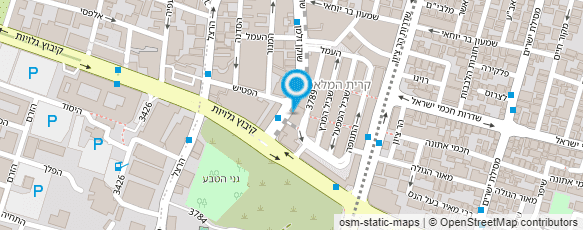 מפת הגעה אל דואר ישראל