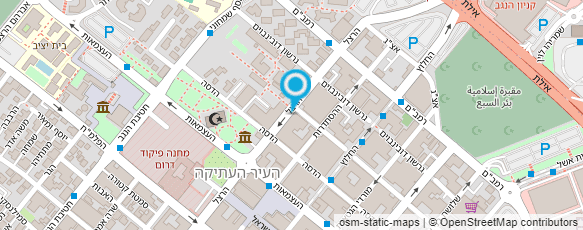 מפת הגעה אל עו"ד סיינר מיכאל