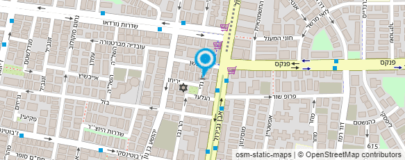 מפת הגעה אל עו"ד יונה עומר