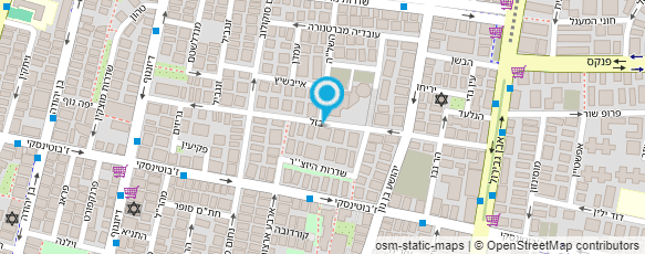 מפת הגעה אל דואר ישראל-מסירת דואר