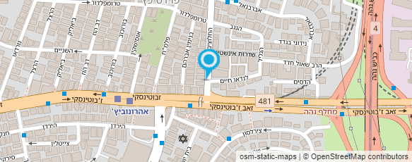 מפת הגעה אל מכון מסורת