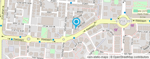 מפת הגעה אל גן ילדים גוגואים