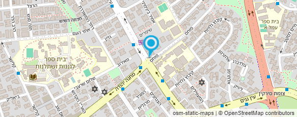 מפת הגעה אל דואר ישראל-מסירת דואר מפת הגעה אל דואר ישראל-מסירת דואר