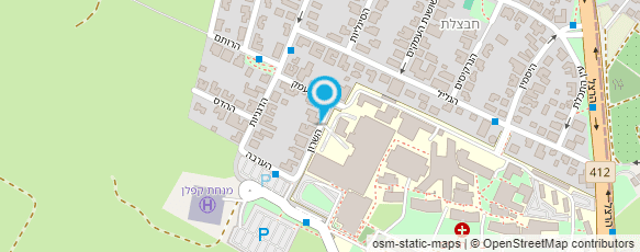 מפת הגעה אל ד"ר גרובר עופר - מרפאה וטרינרית