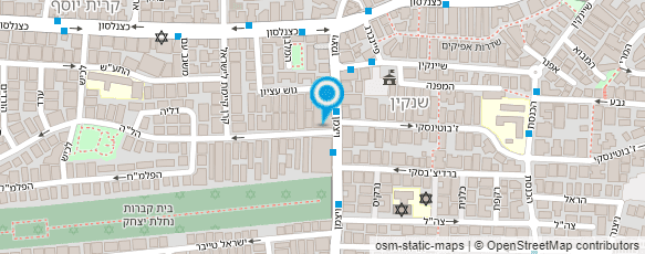 מפת הגעה אל דואר ישראל