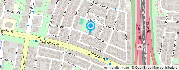 מפת הגעה אל גן כיף לי