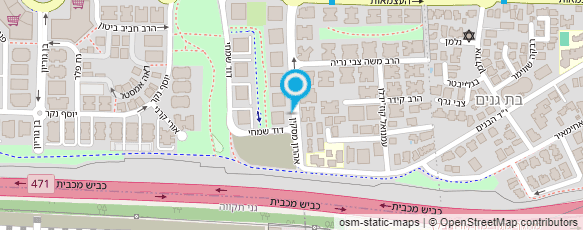 מפת הגעה אל התינוקיה של חגית