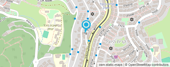 מפת הגעה אל עו"ד גוב-ארי יניב