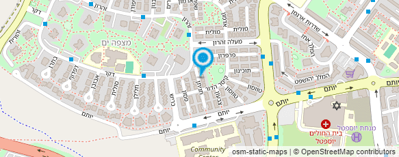 מפת הגעה אל גן פצפון