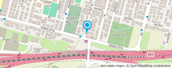 מפת הגעה אל עו"ד הירש אסף