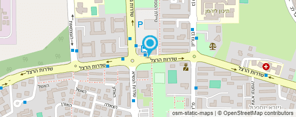 מפת הגעה אל דואר ישראל-מסירת דואר