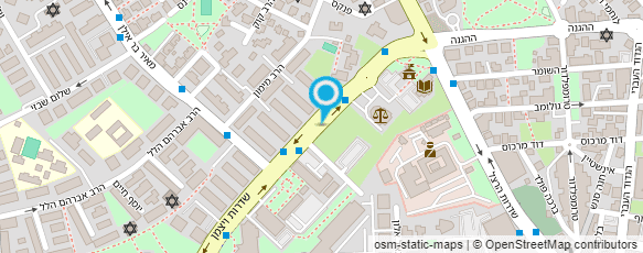 מפת הגעה אל מוניות אורי