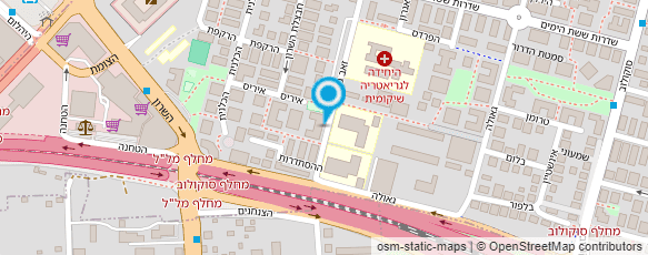 מפת הגעה אל דואר ישראל-מסירת דואר