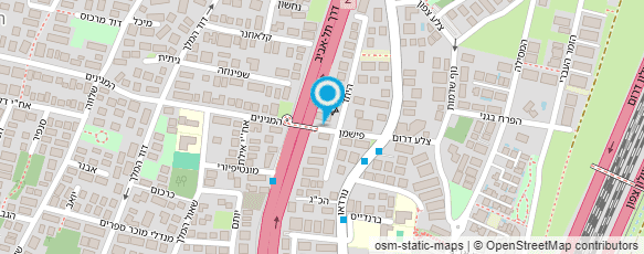 מפת הגעה אל דואר ישראל