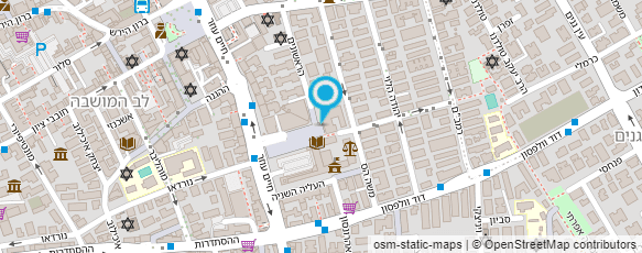 מפת הגעה אל דואר ישראל