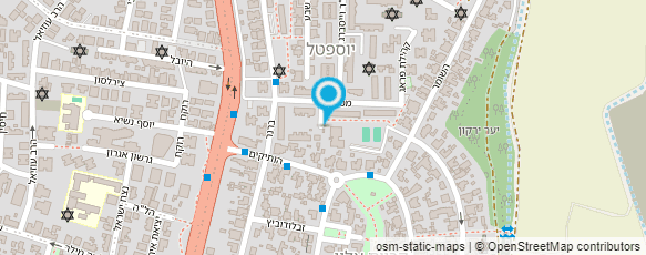 מפת הגעה אל דואר ישראל