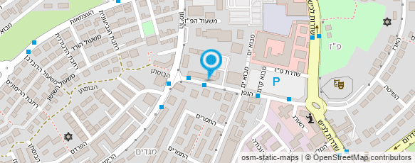 מפת הגעה אל סטודיו ענת