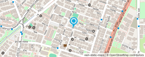 מפת הגעה אל דואר ישראל-מסירת דואר