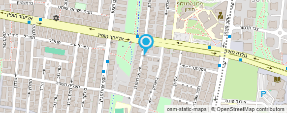 מפת הגעה אל עו"ד רצאבי דוד