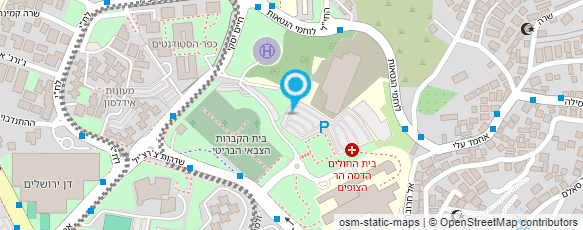 מפת הגעה אל מרפאת סטודנטים