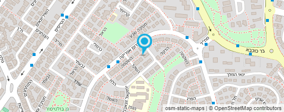 מפת הגעה אל גן שרית