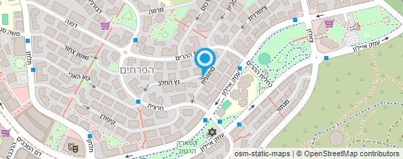 מפת הגעה אל גן אושרת