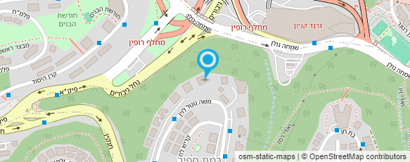 מפת הגעה אל גינון מכל הלב