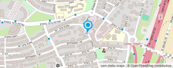 מפת הגעה אל דואר ישראל