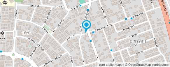 מפת הגעה אל דואר ישראל