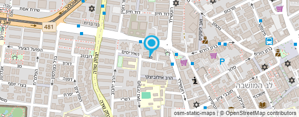 מפת הגעה אל עו"ד גל  ניסן