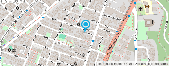 מפת הגעה אל דורית לשניק