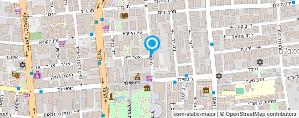 מפת הגעה אל עו"ד יואש רון