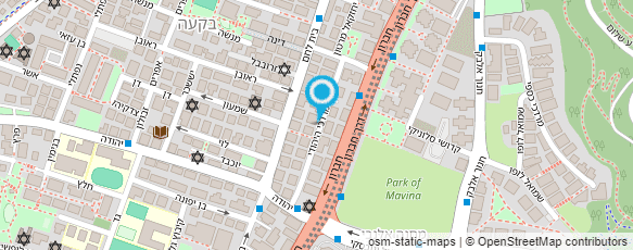 מפת הגעה אל עו"ד גרינפילד גילת שלומית