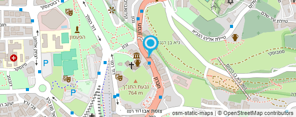 מפת הגעה אל חשמל ירושלים