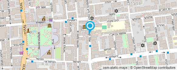 מפת הגעה אל רוזנשטיין אסתטיקה